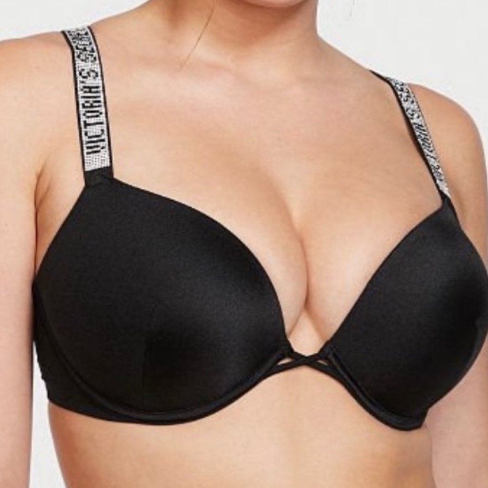 Victoria’s Secret Bombshell Shine Strap Push up Bikini Top